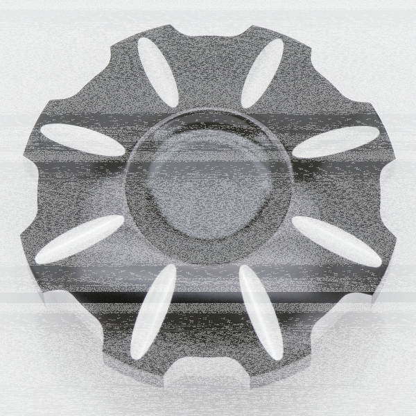 GZP Black Cut Panorama gascap Vented (GB)
