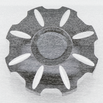 GZP Black Cut Panorama gascap Vented (GB)