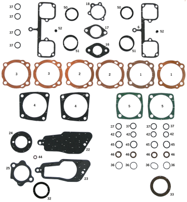 GZP 10pck O-ring pushrod tube #11133 (GB)