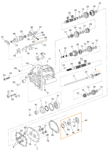 GZP Oil seal Main Shaft 5-Speed BT80-84 (GB)