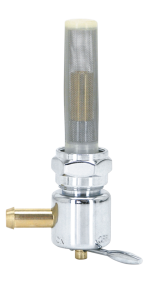 GZP Chrome petcock 22mm bung, left side (GB)