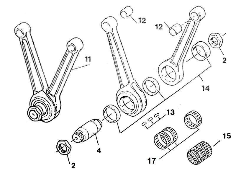 GZP Flywheel washer set BT/XL 70up #6506 (GB)