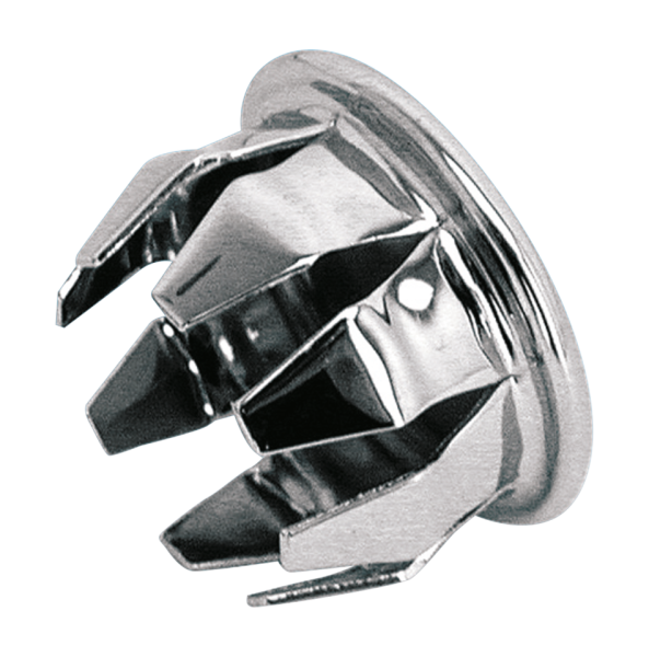 GZP 10pck bar end plug 15/16" chrome (GB)