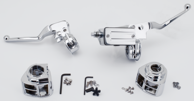 GZP Chrome H/B control kit 82-95 11/16" (GB)