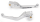 GZP Chrome OEM Style AR levers XL04-13 (GB)