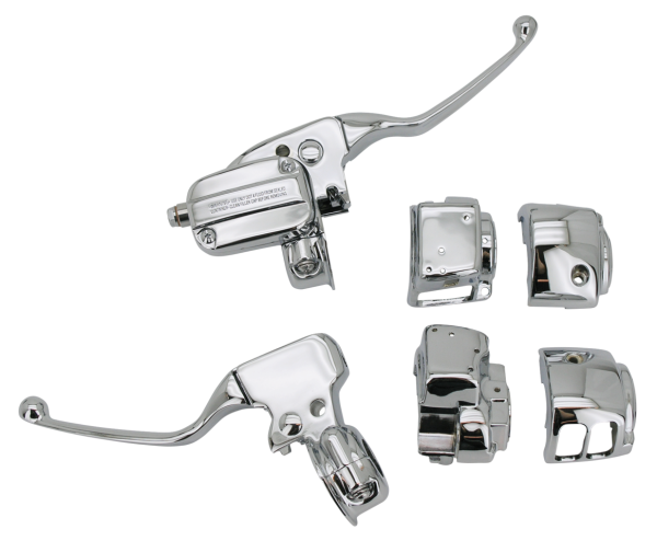 GZP Chrome handlebar controls FLH/T08-up (GB)