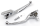 GZP Chr Vortex FLH/T08-16 levers w/cable (GB)