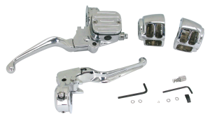 GZP Chr.Handlebar control kit 9/16" chop (GB)
