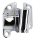 GZP Chrome kickstand mount brckt FLH/T81 (GB)