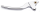 ZCP Lever chrome hydraulic (brake&clutch (GB)