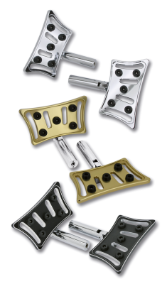 GZP Chrome Slasher pass. floorboard kit (GB)