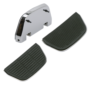 GZP Chr.passenger floorboard kit ribbed (GB)