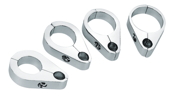 GZP 1 3/8" clutch cable clamp chrome pla (GB)