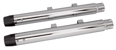 GZP Chr Radium mufflers XL14-UP Blk caps
