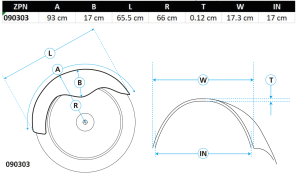 GZP Long skirt Ground Pounder fender