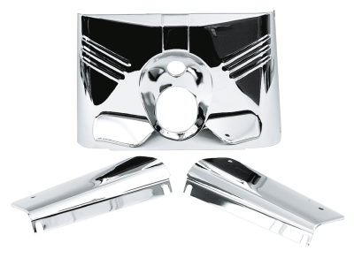 GZP Chrome headlight tins FLST (GB)