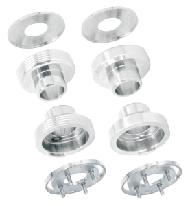 GZP Hidden steer stop plate with screws(