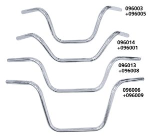 GZP Handlebar Harley stock style 1 thru-