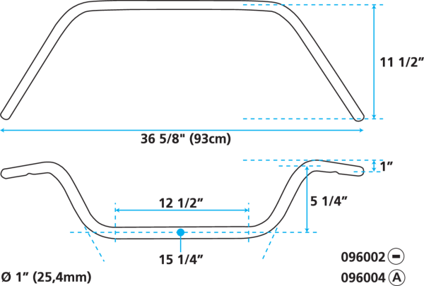 GZP Handlebar dresser style Harley 82up (GB)