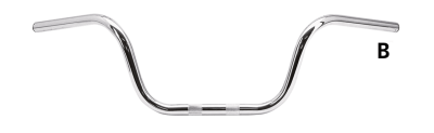 GZP Apehanger 8" rise w/o dimple (GB)