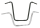 GZP Chr 1-1/4" Apehanger handlebar 12" h (GB)
