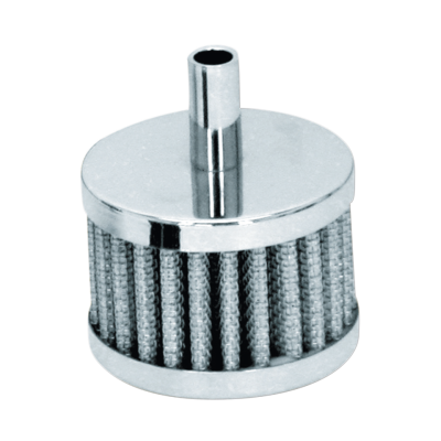 GZP Chr crankcase breather fits 3/8" hos (GB)