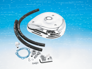 GZP Chrome air cleaner slotted CV, Delph (GB)