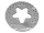GZP Rear Inox brake rotor FLH/T86-99 (GB)