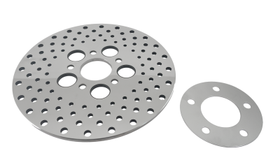 GZP Drilled st.st.rotor 10" polish (GB)