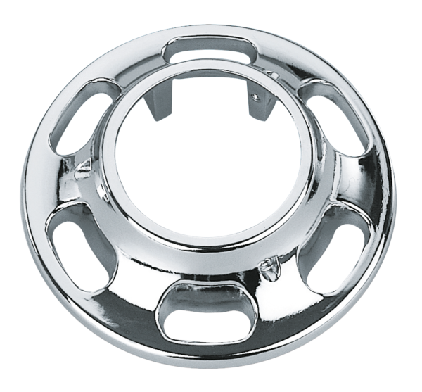 GZP Chrome slotted hub cover for FXWG/ST (GB)