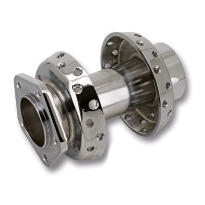 GZP Chrome Front hub SF Softail 00-up