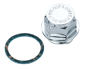 GZP Chrome rear brake cylinder cap #4176