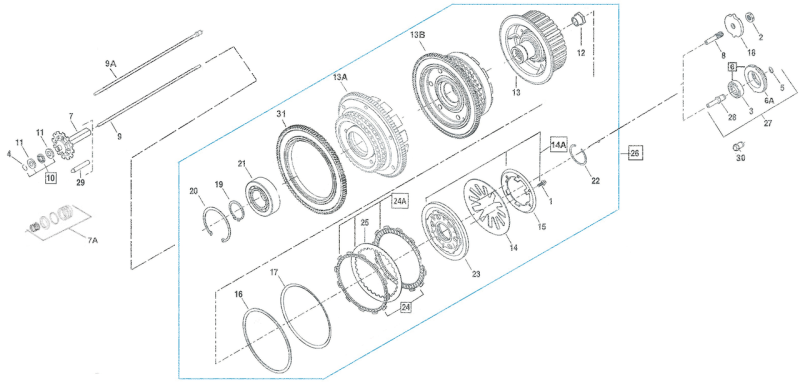 GZP Clutch hub BT06-10 (GB)