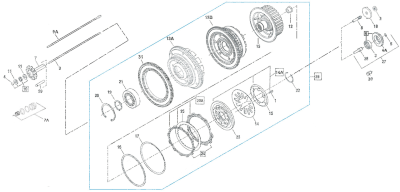 GZP Clutch basket assembly TC11-17 (GB)
