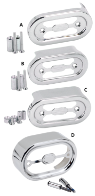 GZP Chrome regulator cover XL85-03 (GB)