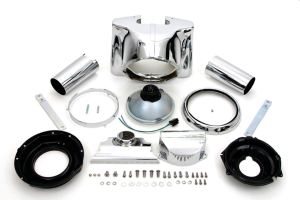 GZP Chr 7" headlight nacelle kit DOT app (GB)