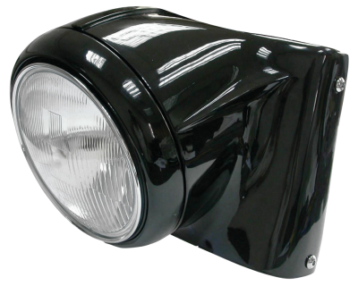 GZP Blk 7" headlight nacelle kit DOT app (GB)