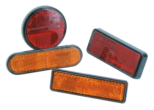 GZP Round amber reflector E-approved