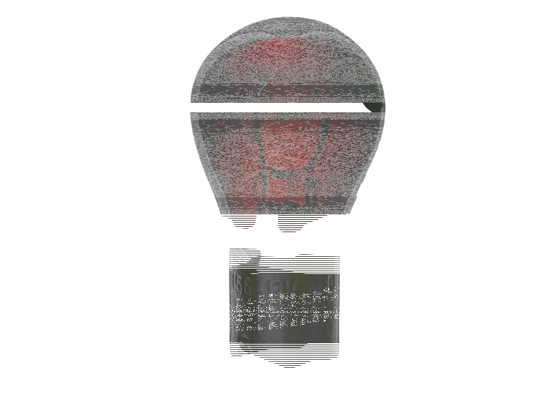 GZP Red glass bulb BAY15D 1157 socket (GB)