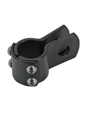 GZP Black Three piece clamp 1-1/8" (GB)