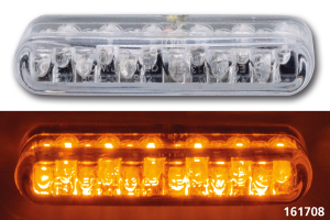 GZP Micro amber led clear lens T/S pair