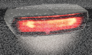 GZP Cobalt black LED mini stop/taillight (GB)
