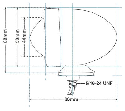 GZP Bullet light Amber (GB)