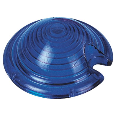 GZP Bullet light lens plastic blue