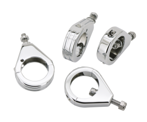GZP Chrome alu 41mm clamp kit ball mille (GB)