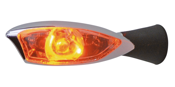 GZP Chrome E-appr LED turn signals, pair (GB)