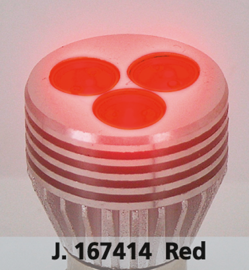 GZP SINGLE FM-3 LED BULB RED BA15S (GB)