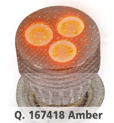 GZP DUAL FM-3 LED BULB AMBER BAY15D (GB)