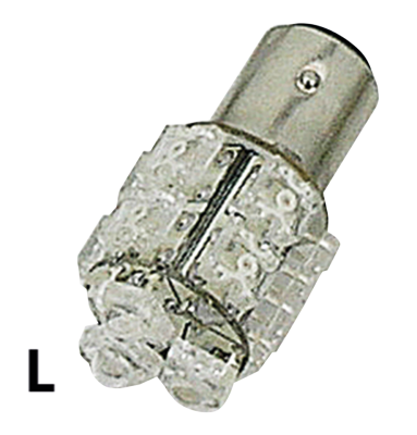 GZP DUAL 360DEG 13-LED BULB WHITE BAY15D