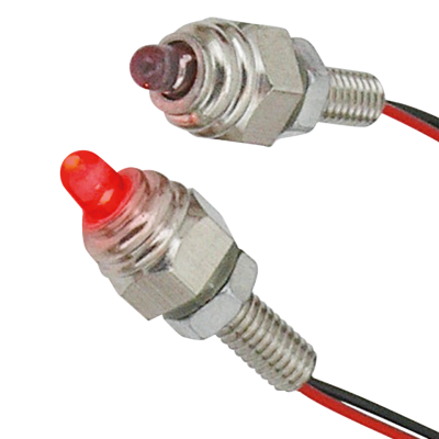 GZP Pair red LED M6 stud lights (GB)